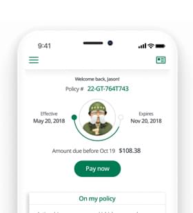 The General Mobile App Screen