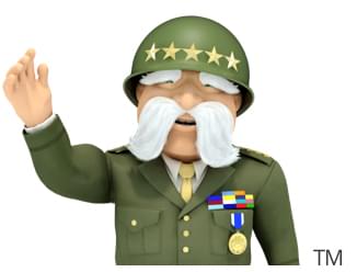 The General 3D model wave