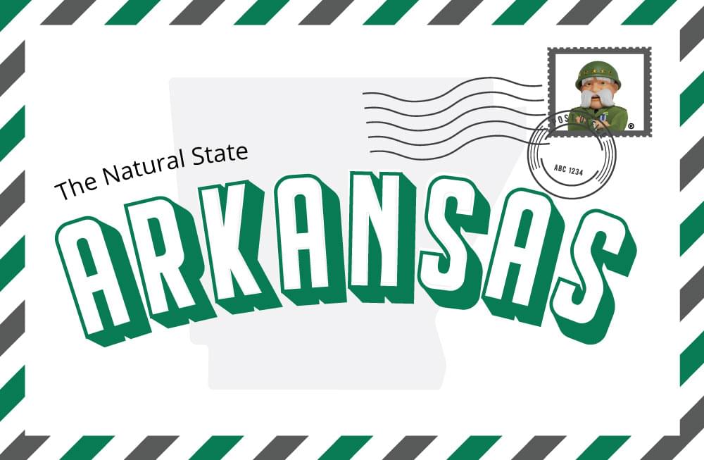 Piece of mail from Arkansas because The General offers affordable car insurance in Arkansas.