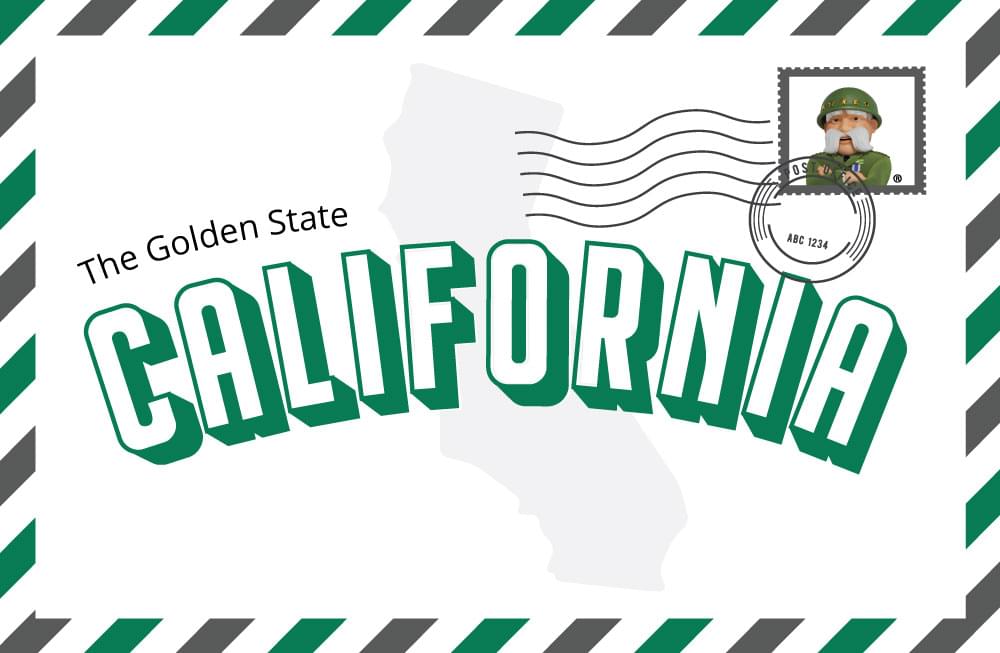 Piece of mail from California because The General offers affordable car insurance in California.
