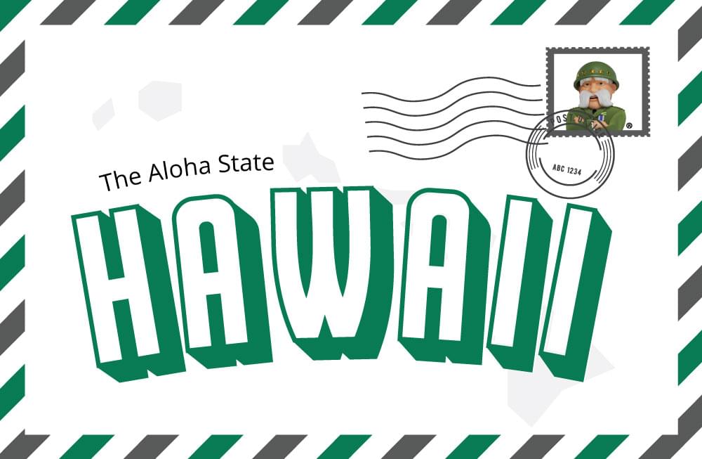 Piece of mail from Hawaii because The General offers affordable car insurance in Hawaii.