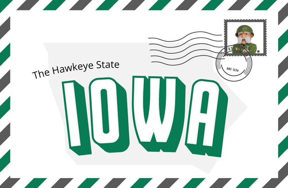 Piece of mail from Iowa because The General offers affordable car insurance in Iowa.