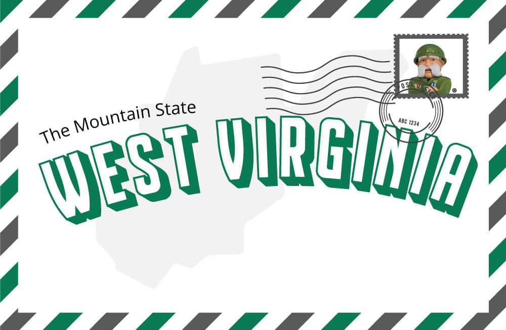 Piece of mail from West Virginia because The General offers affordable car insurance in West Virginia.